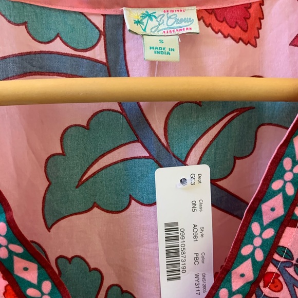 J. Crew V-neck tunic dress in floral block print - Picture 7 of 13